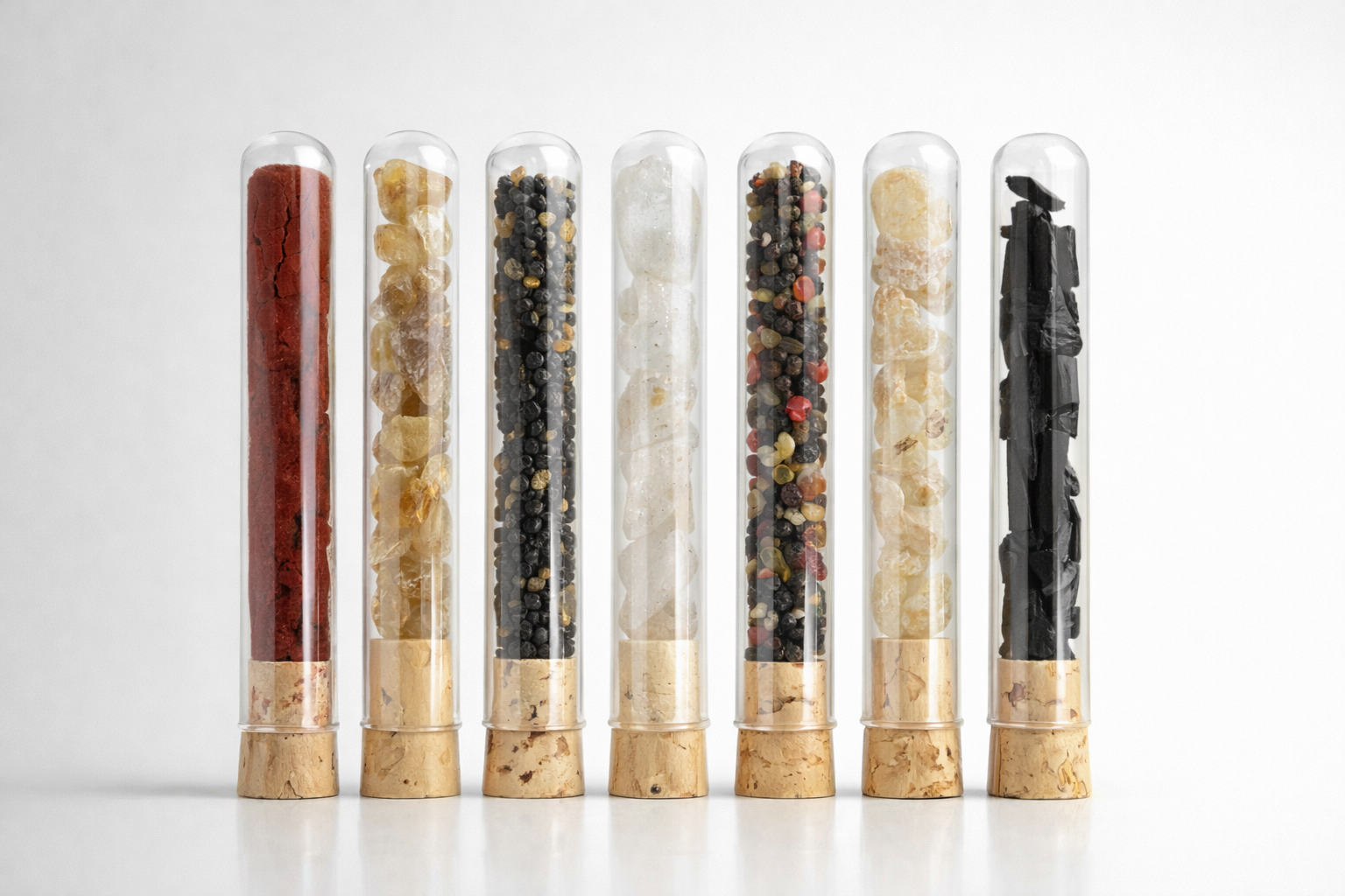 Glasrrörchen mit Räuchermittel Inhalten
