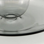 Glas-Räucherstäbchenhalter mit Ascheauffangschale